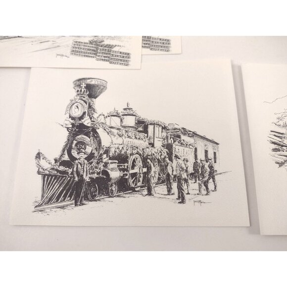 10 Hasty Note Cards Canadian Historical Drawings Art Prints Tonia Marks 1960s - Picture 8 of 11